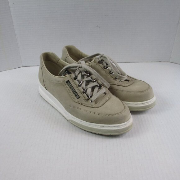 Mephisto Match Run Off Womens Sz 8 Walking Athletic Comfort Shoes Tan Nubuck - Picture 1 of 10